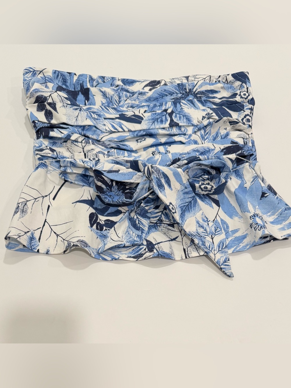 NWT Frank Lyman Blue Floral Sleeveless Pullover Top 251245 Size 12 - Picture 4 of 10